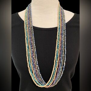 Bundle of Mini Stone Strand Necklaces